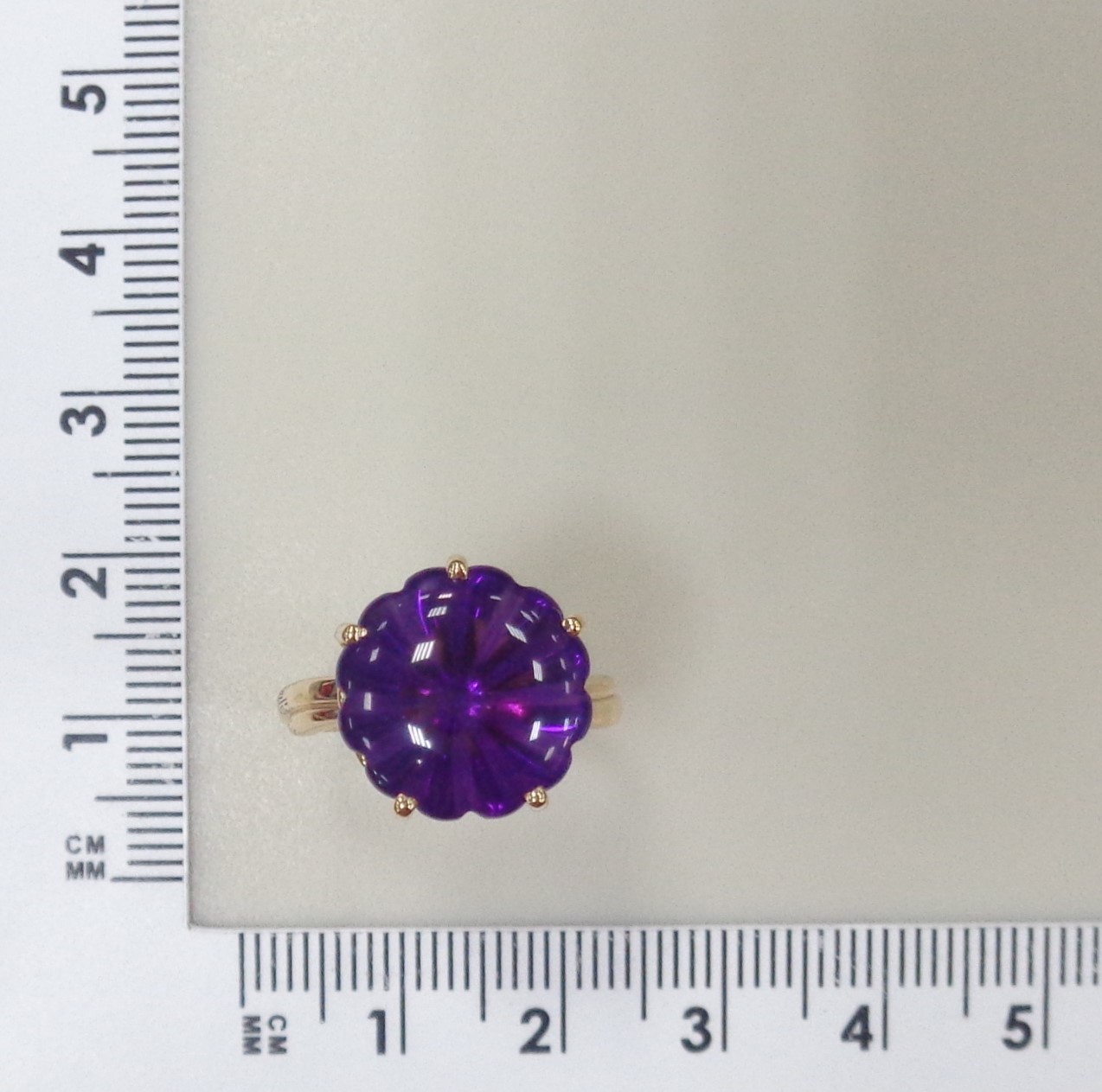 Серебряное кольцо с аметистом